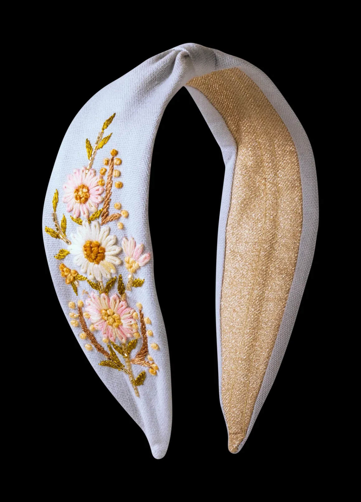 Powder Perfect Posie Headband , Powder Blue