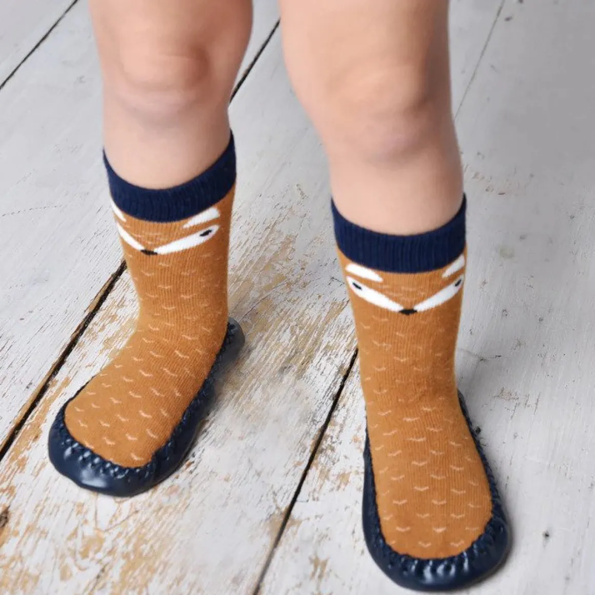 Powell Craft | Knitted Fox Moccasins