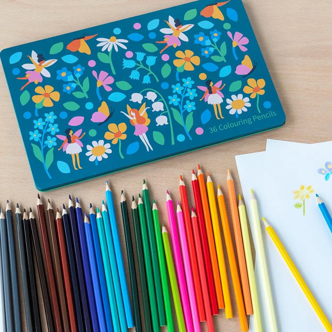 Rex London 36 Colouring Pencils Tin