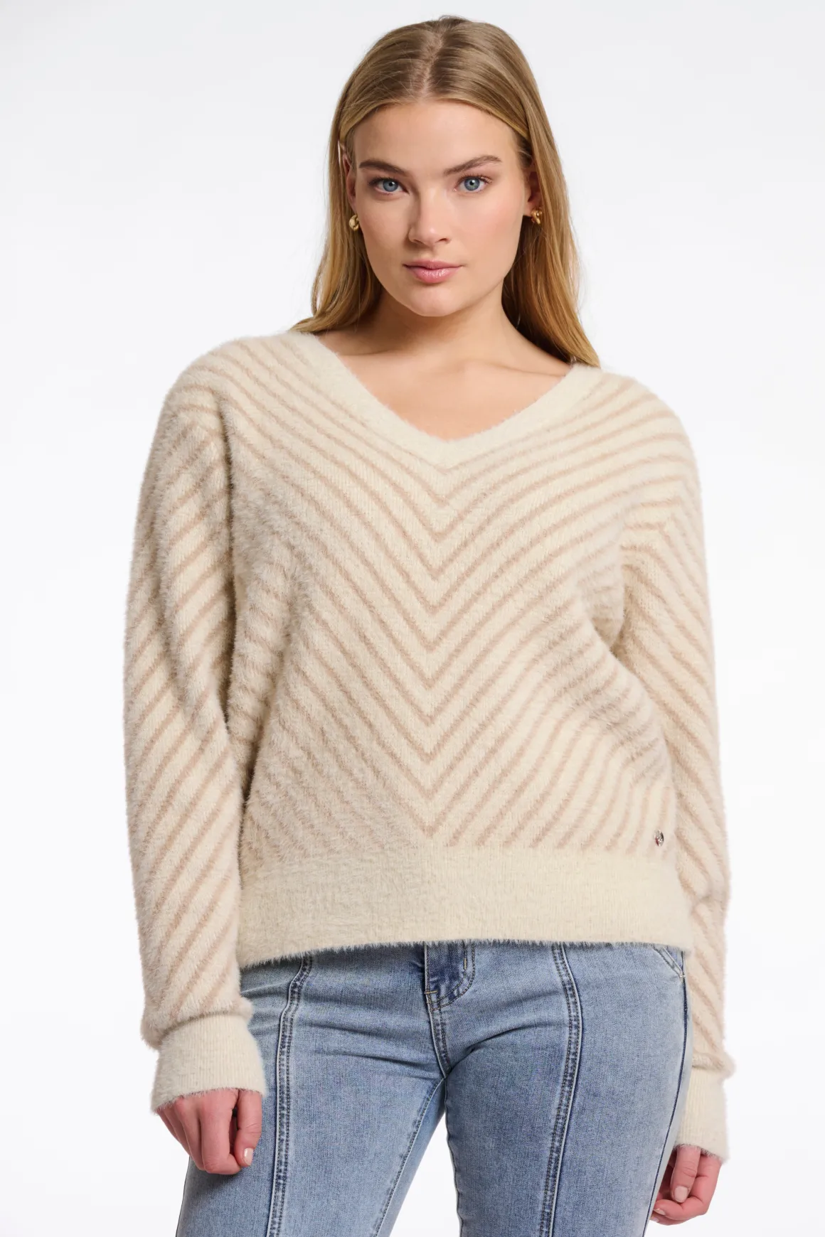 Rino & Pelle Raffi Knit V Neck Sweater