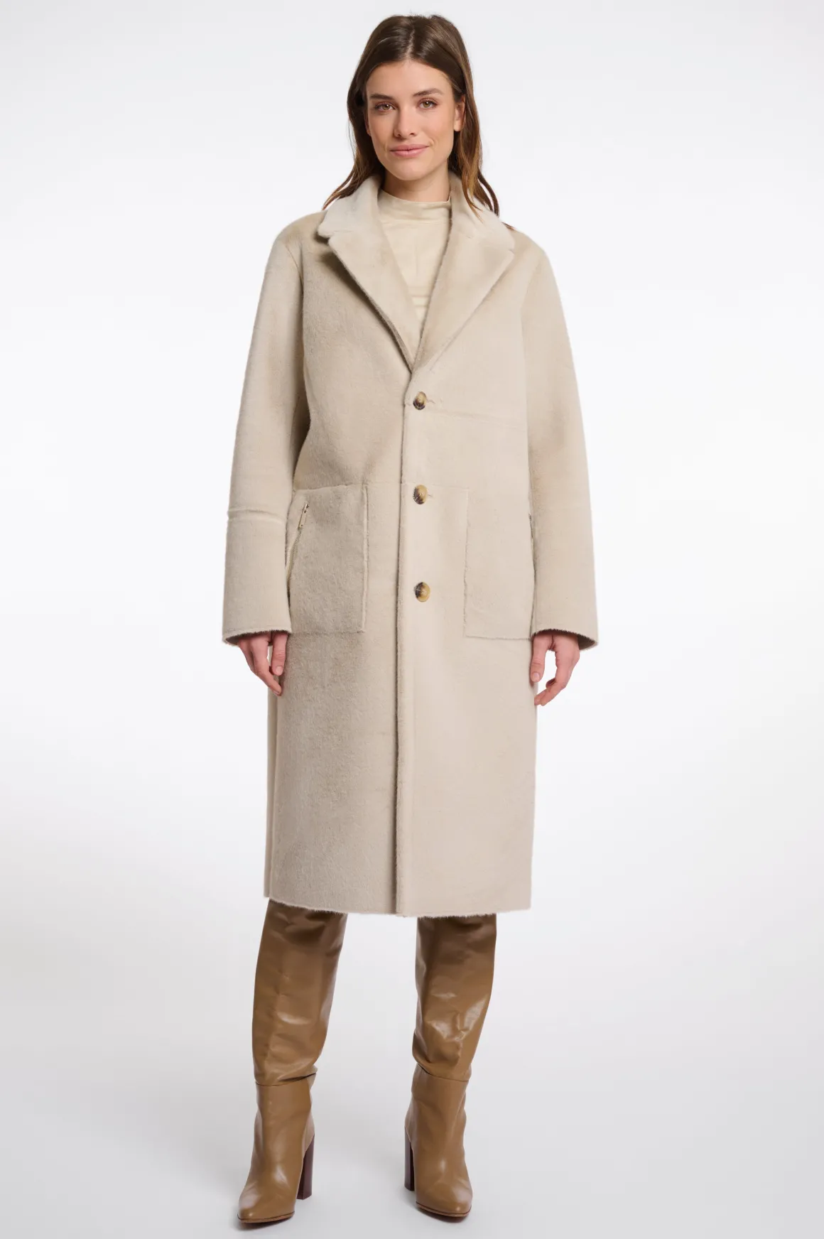Rino & Pelle Tatiana Reversible Fur Coat