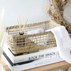 Sass And Belle | Seagrass Rectangle Basket