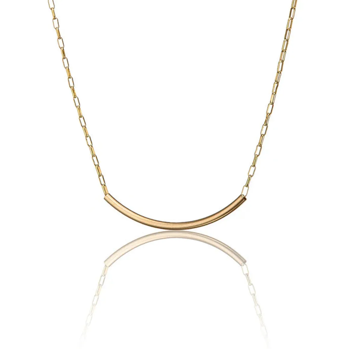 Scribble & Stone Crescent Tube Pendant