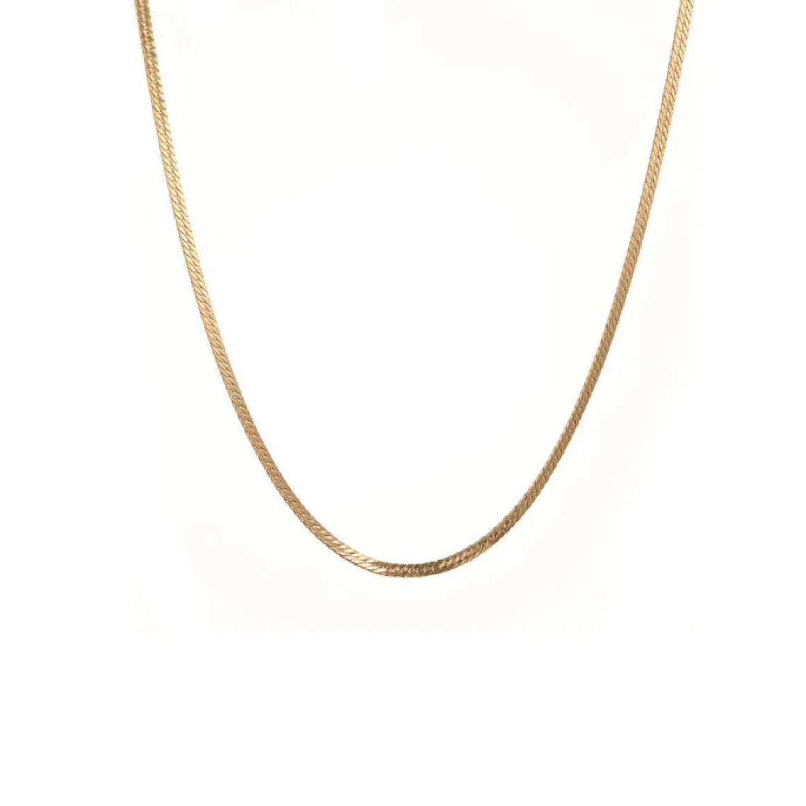 Scribble & Stone 14kt GoldFill Herringbone Chain