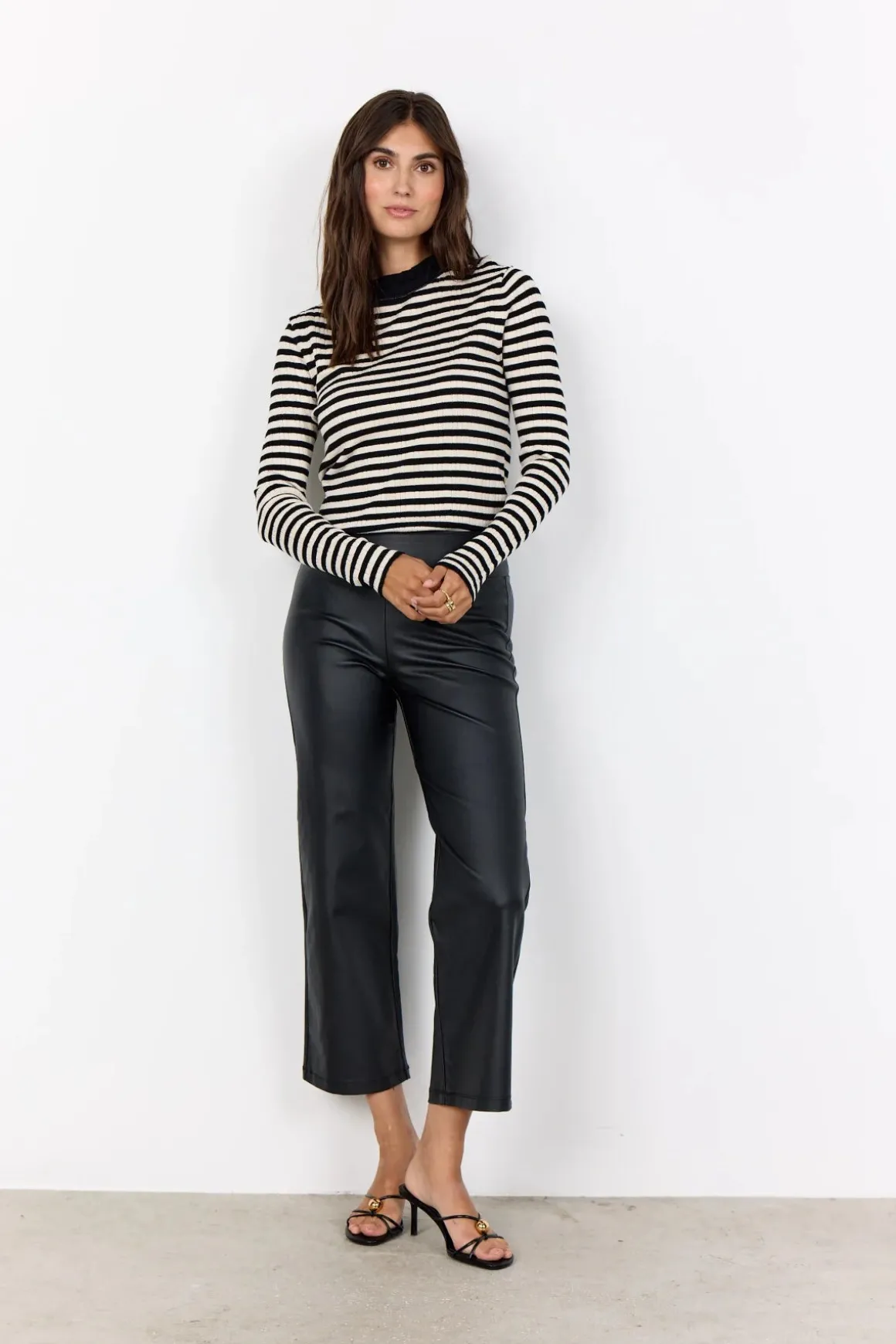 Soya Concept Pam Pleather Trousers