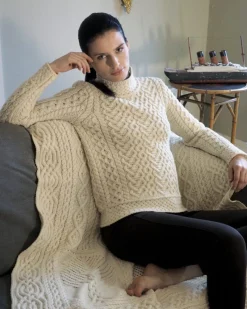 Supersoft High Neck Sweater , Natural