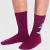 Thought | Onyx Rocket Socks - Fig Purple