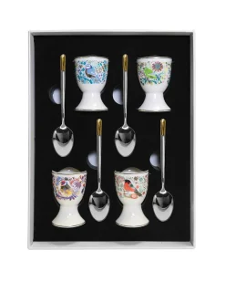 Tipperary Crystal | Birdy Eggcups Set of Four
