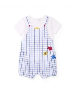 Tuc Tuc Overalls and T-Shirt Set