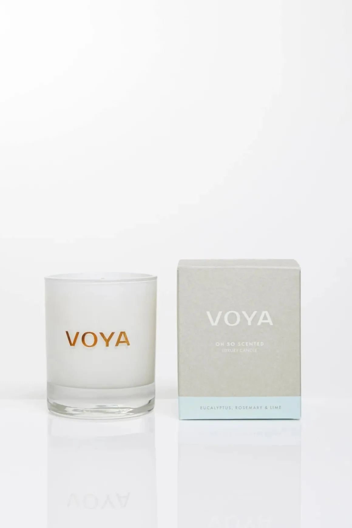 Voya Luxury Scented Candle - Eucalyptus, Rosemary & Lime