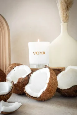 VOYA Luxury Scented Candle - Coconut & Jasmine