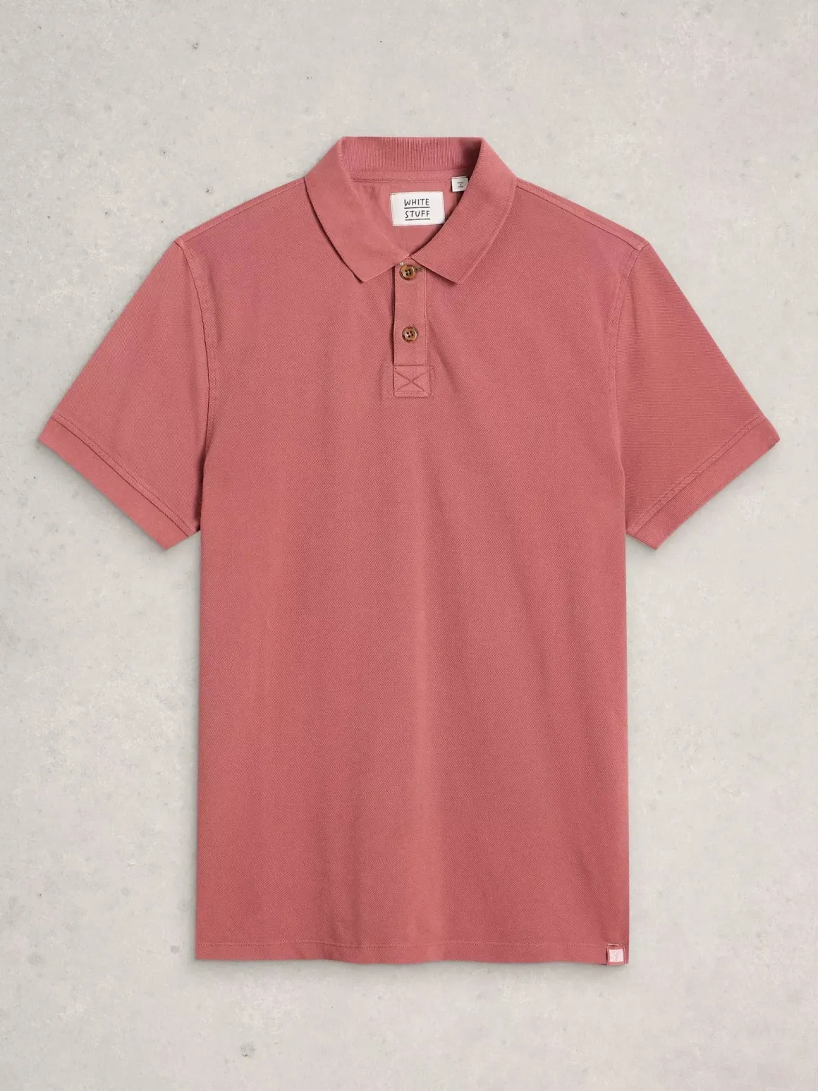 White Stuff Dusty Pink Utility Polo