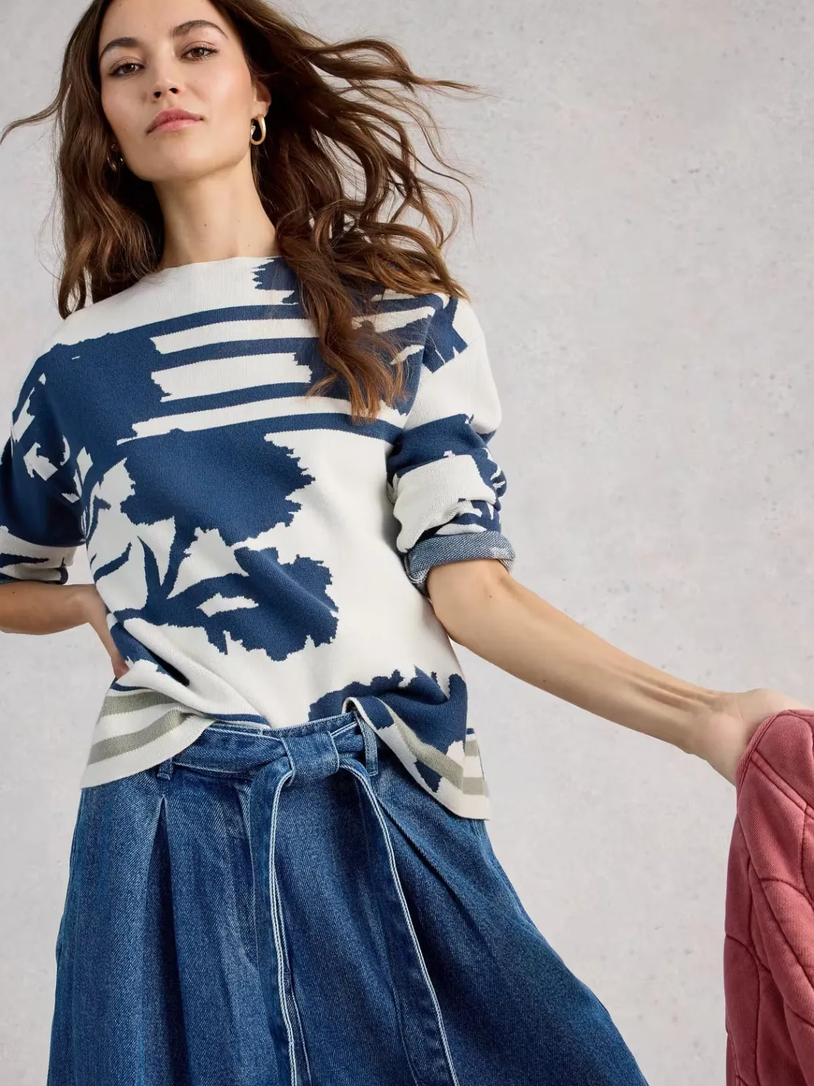 White Stuff Fabia Floral Jumper