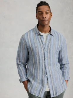White Stuff Keswick Stripe Linen Shirt