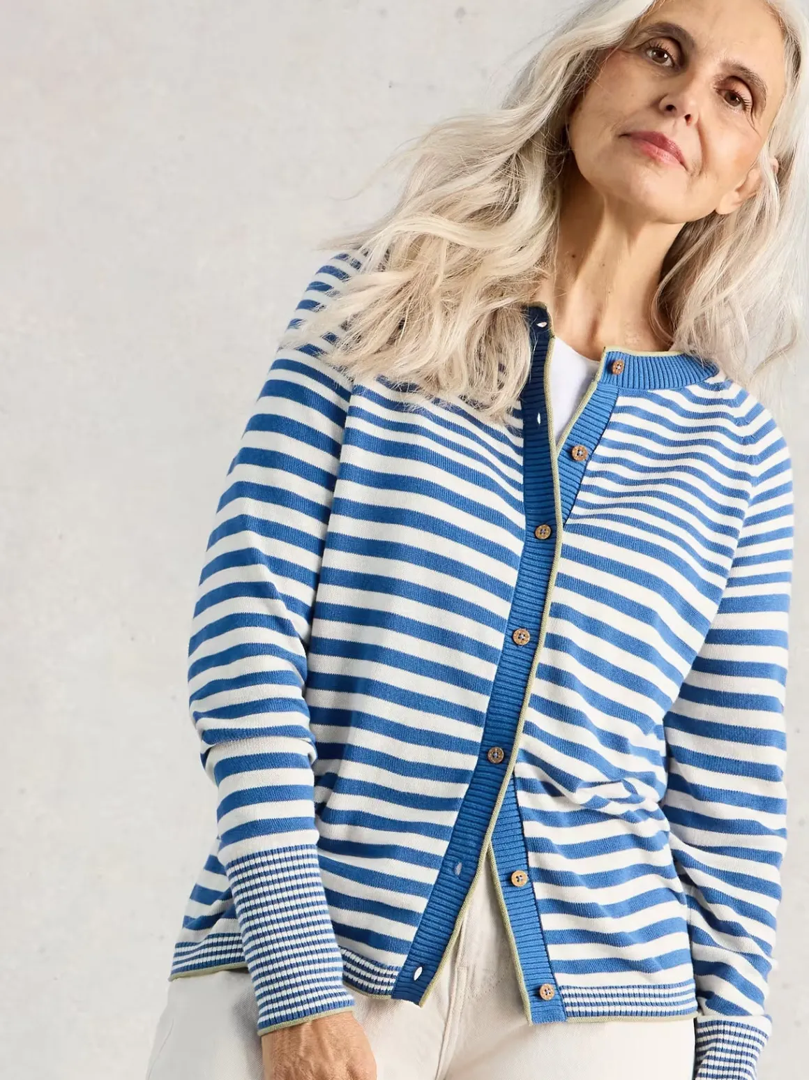 White Stuff Lulu Stripe Cardigan