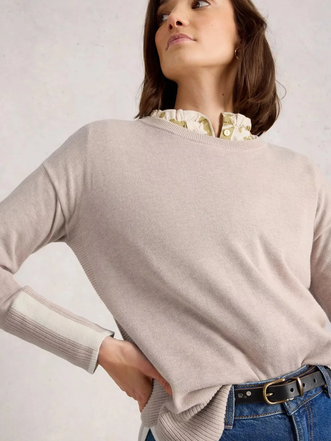 White Stuff Olive Jumper