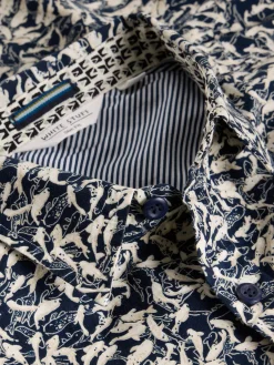 White Stuff Salcombe Fish Print Shirt