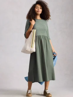 White Stuff Shay Jersey Mix Dress