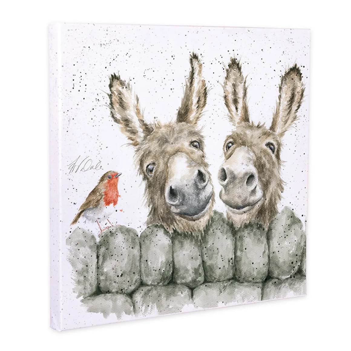 Wrendale | Hee Haw Canvas 20cm