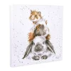 Wrendale | Piggy in the Middle Canvas 20cm